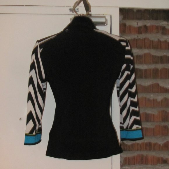 Joseph Ribkoff Jacket Cardigan Top Size 8 Zipper - Picture 3 of 4